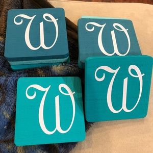 Set of 4 personalized coasters